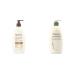 Aveeno Tone and Texture Daily Renewing Lotion Fragrance-Free Dry Skin & Keratosis Pilaris & Daily Moisturizing Body Wash with Pump Colloidal Oatmeal Women's Men's - Sensitive Skin Moisturizer + Body Wash 975 mL