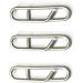 JJZS 100pcs Stainless Steel Power Clips - Lure Connector Snaps for Fast Change - 23mm, 70lbs - Kayak & Drifting Fishing - Buy Online on GoSupps.com