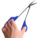 Long Handled Nail Scissors Clippers Perfect For Thick Toe Nails Easy Reach Handle Unique Design Ergonomic Cuticle Scissor Ingrown Toenail File - Buy Online on GoSupps.com