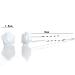Anniup White Rose Hairpins Bridal Jewelry Wedding Hair Accessories for Women & Girls | 10 Piece Set - Buy Online on GoSupps.com