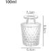 100ml Clear Glass Diffuser Bottles - Refillable Aromatherapy Containers for Essential Oils & DIY Crafts - Buy Online on GoSupps.com