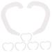 6 Pairs Auricle Corrector Silicon Ear Plugs Corrector De Ojeras Headphones Earbuds Auricle Valgus Correction Patch Ear Correction Auricle Ear Corrector Ear Corrector