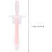 Buy Tahnbrush - Soft Silicone Toddler & Baby Toothbrush Set (8 Piece) | Tooth Training for Newborns - Pink - Buy Online on GoSupps.com
