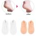 Buy Silicone Protective Socks - Anti-Crack Foot Care - 2 Pairs (White & Skin Color L) - International Shipping Available - Buy Online on GoSupps.com