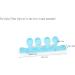 DEAVER Silicone Toe Separator 3 Pairs - Pain Relief for Overlapping Toes, Bunions, Hammer Toe - Men and Women Gel Correctors for Hallux Valgus - Buy Online on GoSupps.com