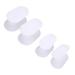 Anggrek Gel Toe Separators - 8 Pairs Silicone Toe Separators for Pain Relief and Hallux Valgus Corrector - Reduce Friction Between Toes - Sizes Small to Large - Buy Online on GoSupps.com