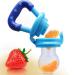 Baby Fruit Feeder Pacifier 3 Pack - Fresh Food Feeder for Toddlers & Kids - Silicone Teething Toy - Buy Online on GoSupps.com
