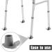 MABSSI Walker Ski Glides 4 Pieces Heavy Duty Walker Glides Walker Feet Replacement Accessories Walker Glide Skis for 1 1/8 Inch Tubes Tool - Buy Online on GoSupps.com