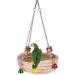 Woven Straw Nest Bed Large Bird Swing Toy with Bell for Parrot Cockatiel Parakeet and More - Perfect Cage Perch for Various Small to Medium Birds and Small Pets - Buy Online on GoSupps.com