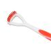 Buy Tongue Scraper & Brush for Bad Breath | Effective Oral Care for Adults & Kids - Red - Buy Online on GoSupps.com