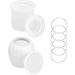 EXCEART 3 Sets Sealed Can Mold Bottle Crafts Silicone Molds Decorative Bowls DIY Pot Storage Box Epoxy As Shownx3pcs 10.50X10.50X10.10CMx3pcs - Buy Online on GoSupps.com