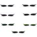 Generic 4 Pairs Eyeliner Decal Eyelash Sticker Long-Lasting Multipurpose Makeup Tool Type 7 - Buy Online on GoSupps.com