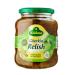 Kuhne Sweet Pickle Gherkin Relish 350g - Mustard Gherkin Relish with Crunchy Gherkin Cubes and Mustard. Complements Meat Dishes Sandwiches or hot Dogs.