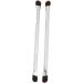 Makeup Concealer Brush Portable Double Ended Eyeshadow Brush Set 2pcs Silver Ergonomic for Home Travel - Buy Online on GoSupps.com