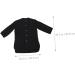 VINTORKY Beauty and Hairdressing Work Clothes Barber Smocks Hair Cutting Coat Haircut Cape Fiber Black - Buy Online on GoSupps.com