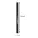 QIC 0.3g Double-Headed Eyebrow Pencil | Waterproof Triangle Refill & Brush | Light Brown Shade | Long-Lasting Eyebrow Pen for Beginner | Cosmetic Eye Makeup Tool - Buy Online on GoSupps.com