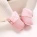 EcoBaby Winter Warm Fleece Bootie - Non-Slip Soft Sole Sock Shoes for Girls Boys 0-6 Months - Pink - Buy Online on GoSupps.com