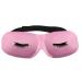 Eyelash Extension Sleep Mask | Contoured 3D Eye Mask | Pink Eye Covers for Sleeping Women | Pink