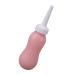 Enema Bulb 500ml Powerful Jet Portable Ergonomic Bidet Handheld Sprayer for Travel (Peach )