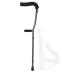 Underarm Crutch Adult Portable Folding Walking Cane F-Shape Adjustable Telescopic Crutch for Seniors Disabled Elderly Decorate Lucky Star