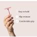 Eco Double Edge Metal Alloy Safety Razor for Women | Reusable Shaving Razor + 5 Blade Refills - White - Buy Online on GoSupps.com
