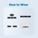 GEOID HS500 Heart Rate Monitor - ANT+/Bluetooth Chest Strap for iOS/Android Apps - Buy Online on GoSupps.com