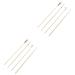 Healeved Ear Cleaning Kit Cleaning Kits 2 Sets Ear Picking Tool Major Bamboo Silver Needle Household Cleaning Tools Ear Cleaning Tool As Shownx2pcs 18.5x0.5cmx2pcs