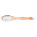 Hangarone Bath Brush Double Sided Massage Brush Pig Temple Brush Wooden Long Handle Bath Brush Scrubbing Bath Brush