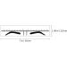 Healvian 10Pcs Eye Brow Ruler Eyebrow Shaping Stencils Eyebrow Template Girl Makeup Supplies - Buy Online on GoSupps.com