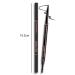 Eyret Ultra Slim Waterproof Eyebrow Pencil - Smudge-proof, Pigmented Brow Pen for Natural Eye Makeup (Black 1) - Women and Girls - Buy Online on GoSupps.com