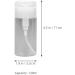 FOMIYES Clear Pump Press Bottle Plastic Sample Containers Empty 120ml Travel Jar Refillable Cosmetic Bottle for Creams Lotions Body Scrub Butter - Buy Online on GoSupps.com