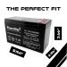 PowerStar 12V 7AH Sealed Lead Acid Battery - F1 & F2 Terminals 3 Year Warranty | International Shipping Available - Buy Online on GoSupps.com