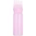 gernie Root Comb Applicator Bottle 160ml Oil Applicator for Hair Dye Bottle Applicator Brush with Graduated Scale Hair Dye Applicator Brush for Coloring Styling and Hairdressing (Pink) - Buy Online on GoSupps.com