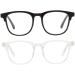 Porgeel Blue Light Blocking Glasses - Lightweight Anti-Glare Computer & Gaming Glasses for Women & Men - Black - Buy Online on GoSupps.com