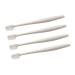 Ultechnovo 4 pieces extra soft toothbrush household toothbrushes made of wood friendly toothbrush medium toothbrush toothbrushes for at home bristle toothbrush soft fur Miss 1 piece (1 Pack) khaki