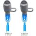 VFVIMN Bite Valve Replacement Mouthpieces - 4-Pack, Dark Blue, Fits Camelbak & Most Brands, with Shutoff Valve & Dust Cover - for Hydration Bladder & Backpack Water Reservoir - Buy Online on GoSupps.com