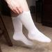 Comfort Finds Diabetic Crew Socks 10-13 - Breathable Cotton, Non-Binding Top Design - Pain Relief for Swollen Feet (White, 12 Pairs) - Buy Online on GoSupps.com