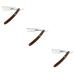 Magiclulu 3st hand razor for men barber razor barber razor cutlery holder Safe razor men razor manual knife holder man wooden