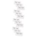 FOMIYES 12 Pairs Sequin False Eyelashes Fake Lashes Flower False Eyelashes False Lashes Fake Eyelashes Pride Makeup Cosplay Lashes Color Lashes Lashes with Color Sequins Lashes Lashs Heart