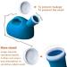 Buy Splash-Proof Urinal Bottle for Men - 2000ml | Perfect for Hospitals Camping and Travel - Blue - Buy Online on GoSupps.com