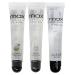 (3Pack) MAX Makeup Cherimoya Lip Polish Clear Set Clear Gloss (Original+Coconut+Honey) 6 Count (Pack of 1) 3pc ClearAssort