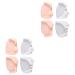 FOMIYES 4 Pairs Thumb Straighteners Stretcher Bunion Guard Gel Bunion Pads Seperators Bunions Bunion Separator Bunion Pads Sleeves Bunion Spacer Forefoot Pad Eversion