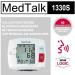 Medittalk I 1330S Wrist Blood Pressure Meter - Full Automatic Measurement & Arrhythmia Alerts | International Shipping Available - Buy Online on GoSupps.com