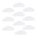 Coheali 10st Glass screws pad glue nasal cushion reading glasses pads glasses nose handles nasal protection for glasses mouths for glasses replacement nose pads nasal strip short-sighted white