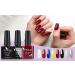 VENALISA Wine Red Gel Nail Polish Top & Base Coat Set | No Wipe Tempered Top Coat | Low Odor Formula | Long Lasting & Shiny | High Gloss Finish - AU15 - Buy Online on GoSupps.com