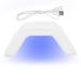 UV Nail Lamp uv lamps for gel nails 52W Single Finger UV Lamp Mini Manicure Nail Polish Dryer mini led nail lamp Professional UV Light for Fingernails and Toenails Home and Salon(1#)