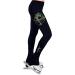 NY2 SPORTSWEAR Figure Skating Practice Pants with Rhinestones R233MIX Lime X-Small