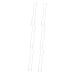 Gatuida 6 pcs mask glasses hanging chain shot glasses double buckle lanyard face mask glasses chain child pearl chain metal