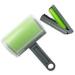 Best Sticky Original Gel Lint Roller Cleaner and Pet Hair Remover Washable and Reusable Set of Two For Clothes Dog Hair and Car Seats Green
