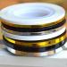 10 Rolls 2mm Black Glitter Nail Striping Tape for DIY Nail Art - Self-Adhesive Stripes with Dispenser - Buy Online on GoSupps.com
